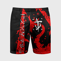 Шорты спортивные мужские Doom dark age dragon, цвет: 3D-принт
