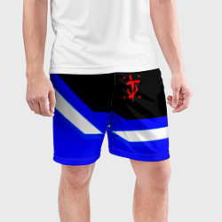 Шорты спортивные мужские Doom sport geometry, цвет: 3D-принт — фото 2