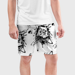 Шорты спортивные мужские Покер, цвет: 3D-принт — фото 2