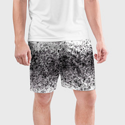 Шорты спортивные мужские Грязь, цвет: 3D-принт — фото 2