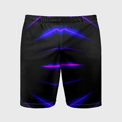 Мужские спортивные шорты Color black neon