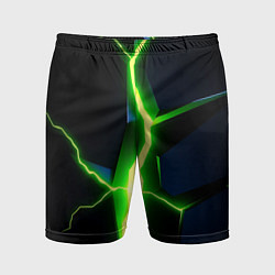 Мужские спортивные шорты Neon green glow