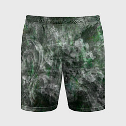 Шорты спортивные мужские Абстракция - acid boom, цвет: 3D-принт