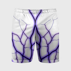 Мужские спортивные шорты Color white purple