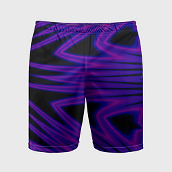 Шорты спортивные мужские Color neon blue, цвет: 3D-принт