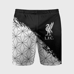 Шорты спортивные мужские Liverpool краски текстура геометрия, цвет: 3D-принт
