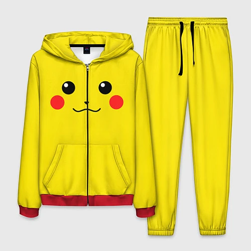 Мужской костюм Happy Pikachu / 3D-Красный – фото 1