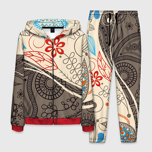 Мужской костюм Прованс / 3D-Красный – фото 1