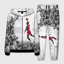 Костюм мужской Michael Jordan NBA, цвет: 3D-черный