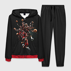 Костюм мужской Michael Jordan Style, цвет: 3D-красный