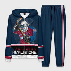 Костюм мужской Colorado Avalanche, цвет: 3D-белый