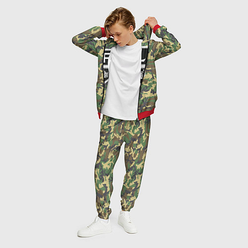 Мужской костюм Kings Camouflage / 3D-Красный – фото 3