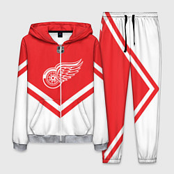 Костюм мужской NHL: Detroit Red Wings, цвет: 3D-меланж