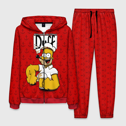 Мужской костюм Duff Beer / 3D-Красный – фото 1