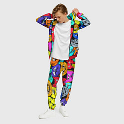 Костюм мужской Кошачьи мордочки, цвет: 3D-красный — фото 2