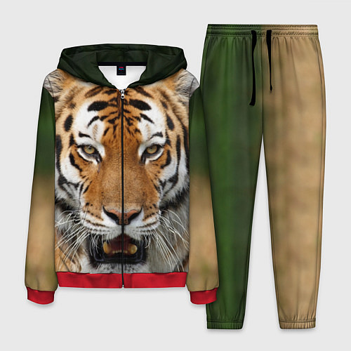 Мужской костюм Рык тигра / 3D-Красный – фото 1