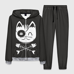 Костюм мужской Кот пират, цвет: 3D-меланж