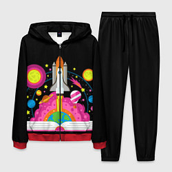 Костюм мужской Космос, цвет: 3D-красный