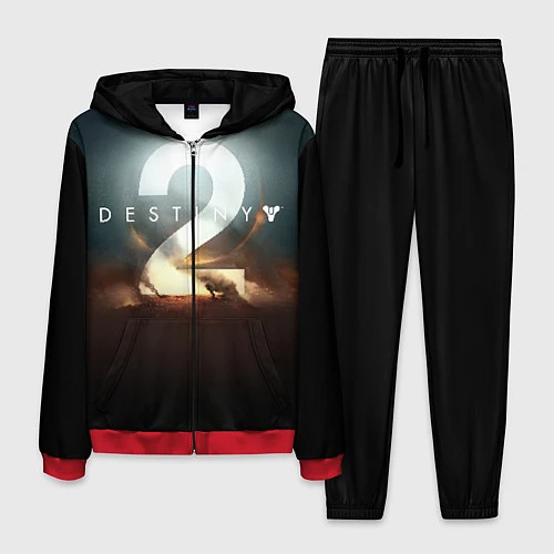 Мужской костюм Destiny 2 / 3D-Красный – фото 1