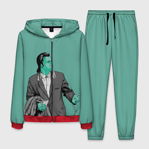 Мужской костюм Недоумевающий Винсент / 3D-Красный – фото 1