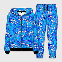 Костюм мужской Floral pattern, цвет: 3D-черный