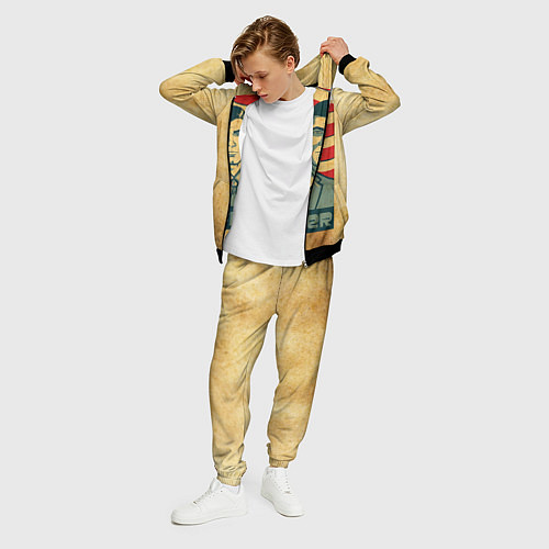 Мужской костюм Archer USA / 3D-Черный – фото 3