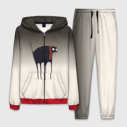 Костюм мужской Первый снег, цвет: 3D-красный