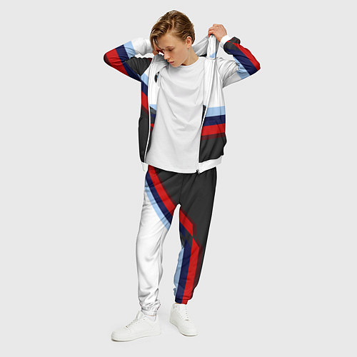 Мужской костюм BMW M SPORT / 3D-Белый – фото 3