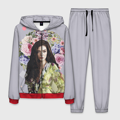 Мужской костюм Lorde Floral / 3D-Красный – фото 1