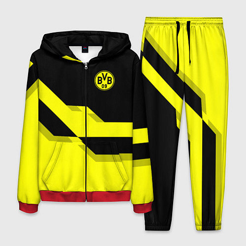 Мужской костюм BVB FC: Yellow style / 3D-Красный – фото 1