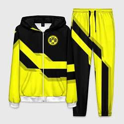 Костюм мужской BVB FC: Yellow style, цвет: 3D-белый