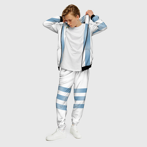 Мужской костюм Сборная Аргентины: ЧМ-2018 / 3D-Черный – фото 3