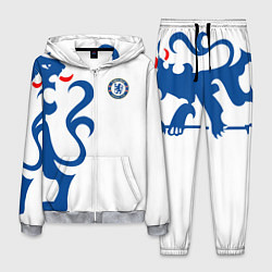 Костюм мужской FC Chelsea: White Lion, цвет: 3D-меланж