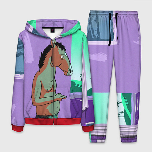 Мужской костюм BoJack / 3D-Красный – фото 1