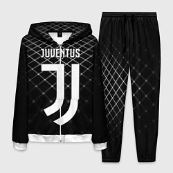 Костюм мужской FC Juventus: Black Lines, цвет: 3D-белый