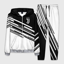 Костюм мужской FC Juventus: B&W Line, цвет: 3D-меланж