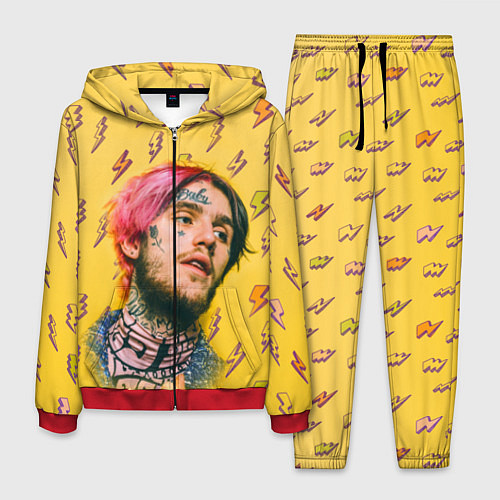 Мужской костюм Thunder Lil Peep / 3D-Красный – фото 1