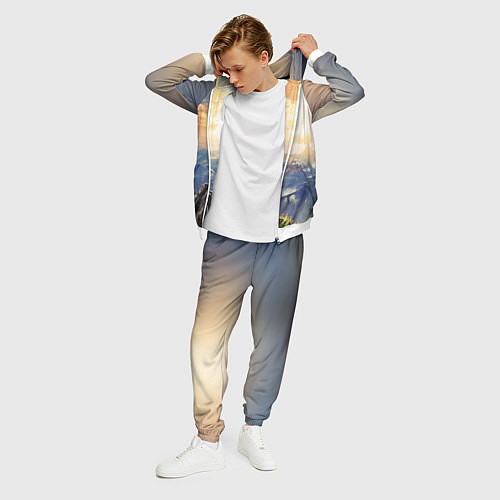 Мужской костюм Knight Link / 3D-Белый – фото 3