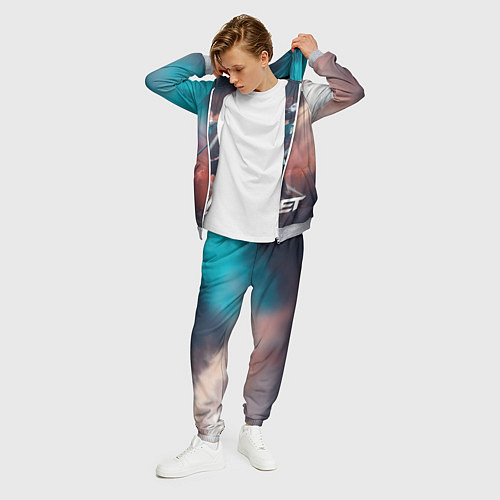 Мужской костюм Skillet: John Cooper / 3D-Меланж – фото 3