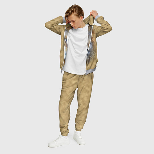 Мужской костюм Песчаный лев / 3D-Меланж – фото 3