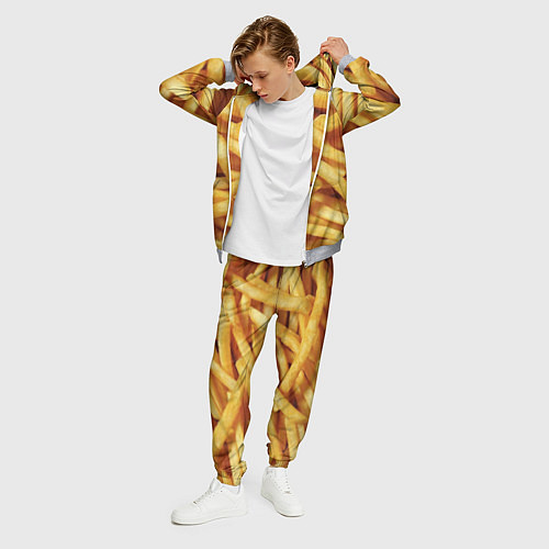 Мужской костюм Картофель фри / 3D-Меланж – фото 3