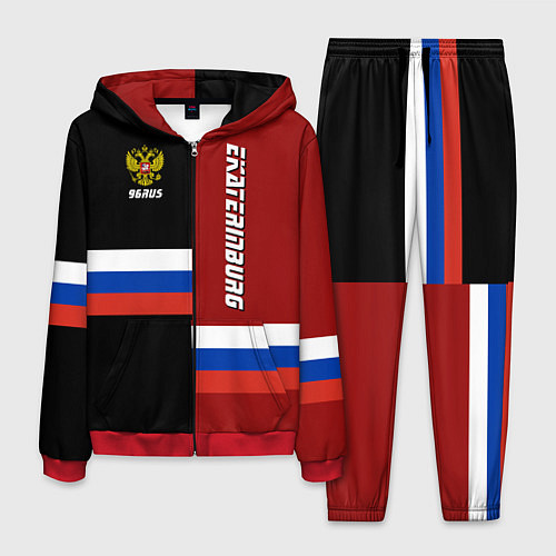 Мужской костюм Ekaterinburg, Russia / 3D-Красный – фото 1
