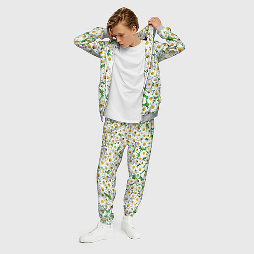 Мужской костюм Полевые ромашки / 3D-Меланж – фото 3