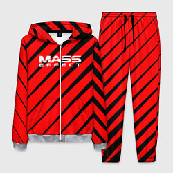 Костюм мужской Mass Effect: Red Style, цвет: 3D-меланж