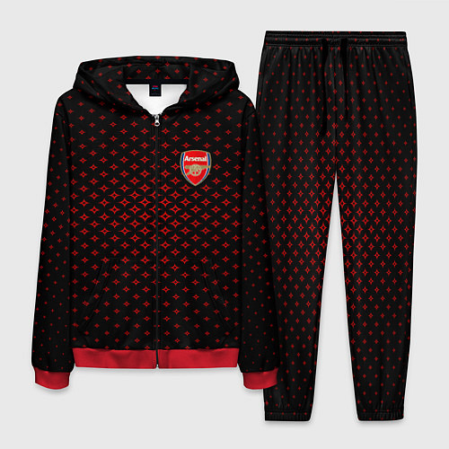 Мужской костюм Arsenal: Sport Grid / 3D-Красный – фото 1