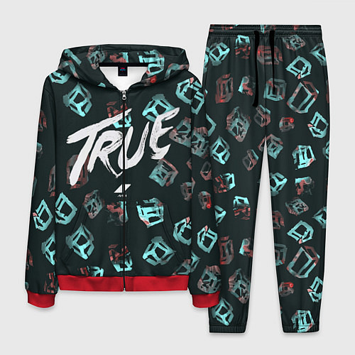 Мужской костюм Avicii: True / 3D-Красный – фото 1