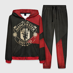 Костюм мужской FC Man United: Old Style, цвет: 3D-красный