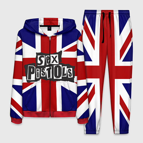 Мужской костюм Sex Pistols UK / 3D-Красный – фото 1