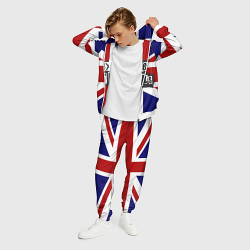Мужской костюм Sex Pistols UK / 3D-Белый – фото 3