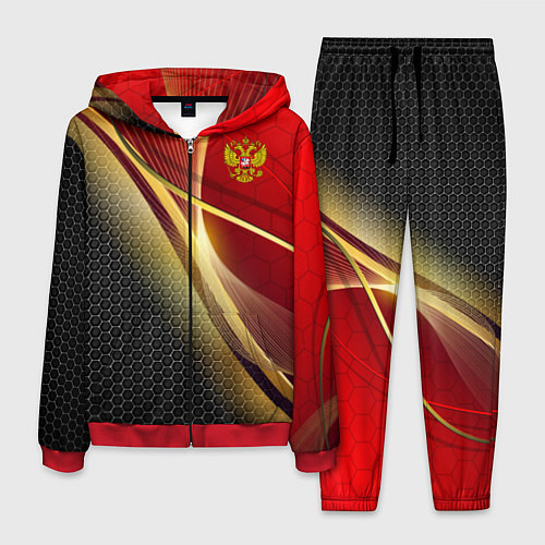 Мужской костюм RUSSIA SPORT: Gold Collection / 3D-Красный – фото 1